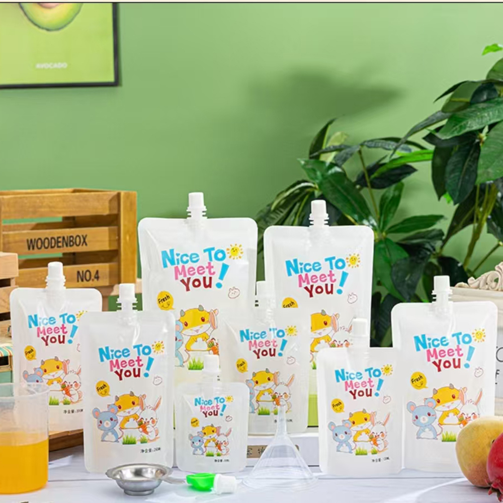 Baby Products Distributor - 200ml Baby Food Pouches Baby Feeder