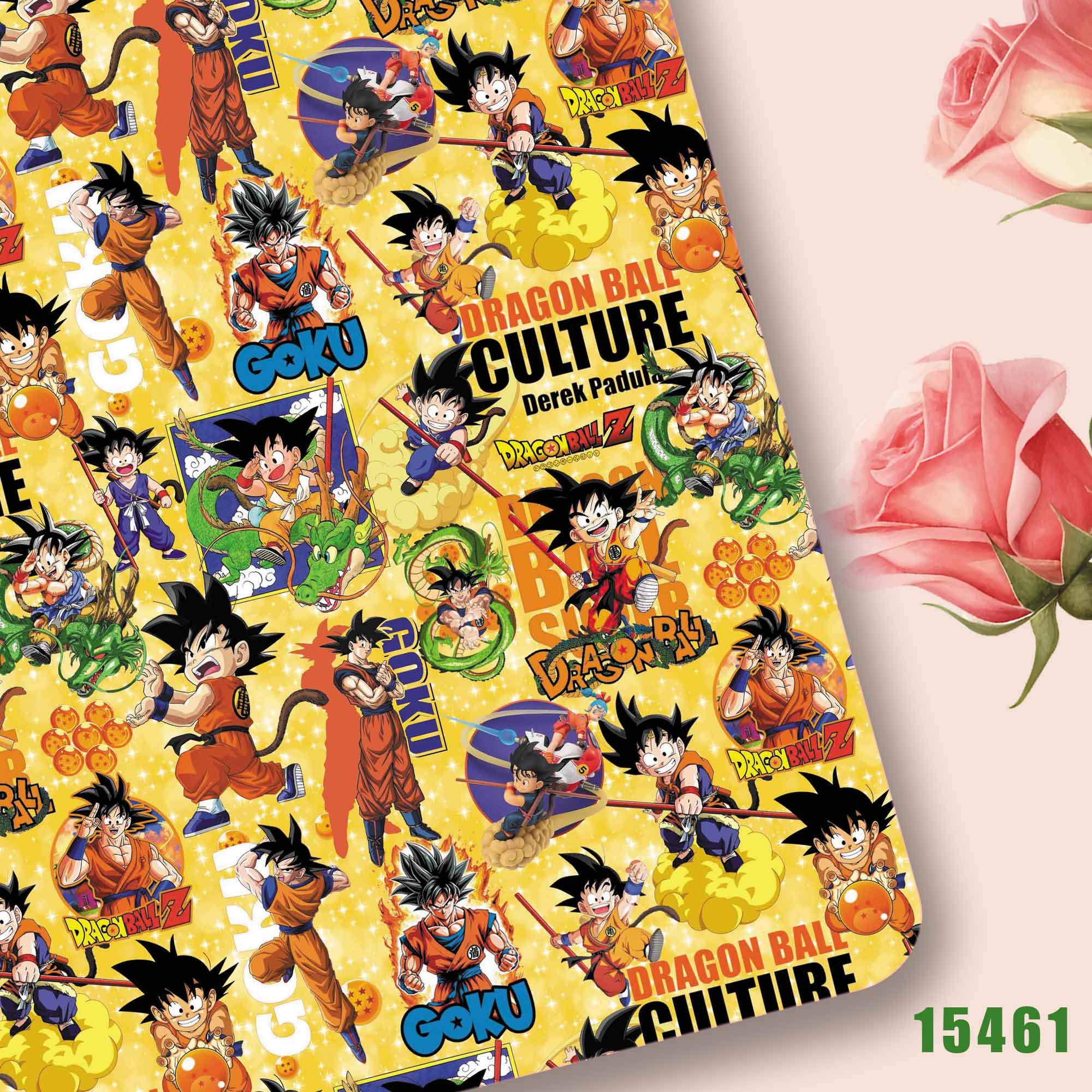 Baby Products 1 Year - 140*50cm dragon ball Polyester/100Cotton/satin Fabric Sewing