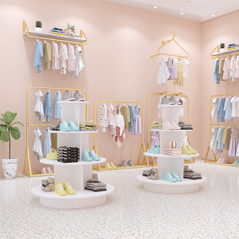 Baby Products Store - Shoe store shoe display rack boutique