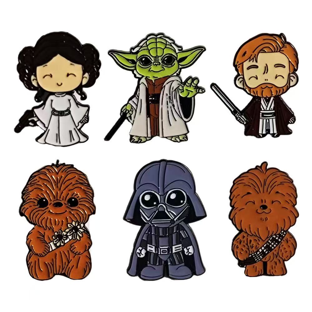6pcs/set Star Wars Badge Brooc - Baby Yoda Products avaliação e preço