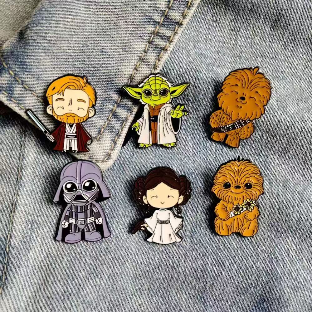 6pcs/set Star Wars Badge Brooc - Baby Yoda Products avaliação e preço