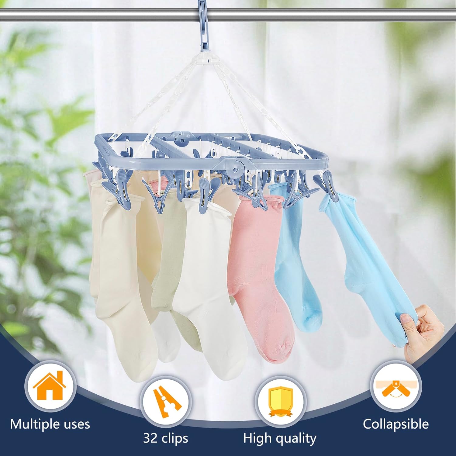 Foldable Clothes Drying Rack w - Baby Products avaliação e preço
