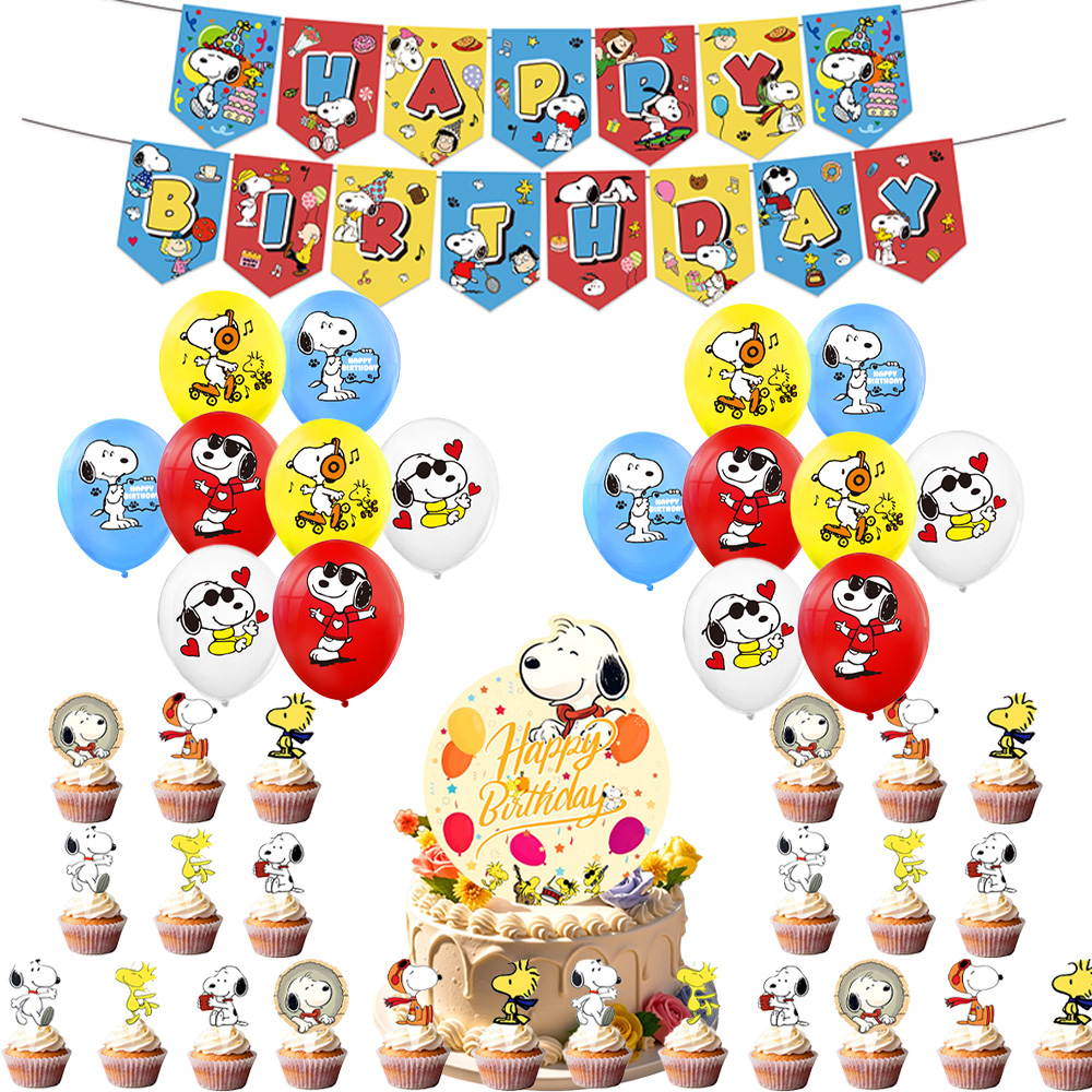 Snoopy Birthday Party Decorati - Baby Products avaliação e preço