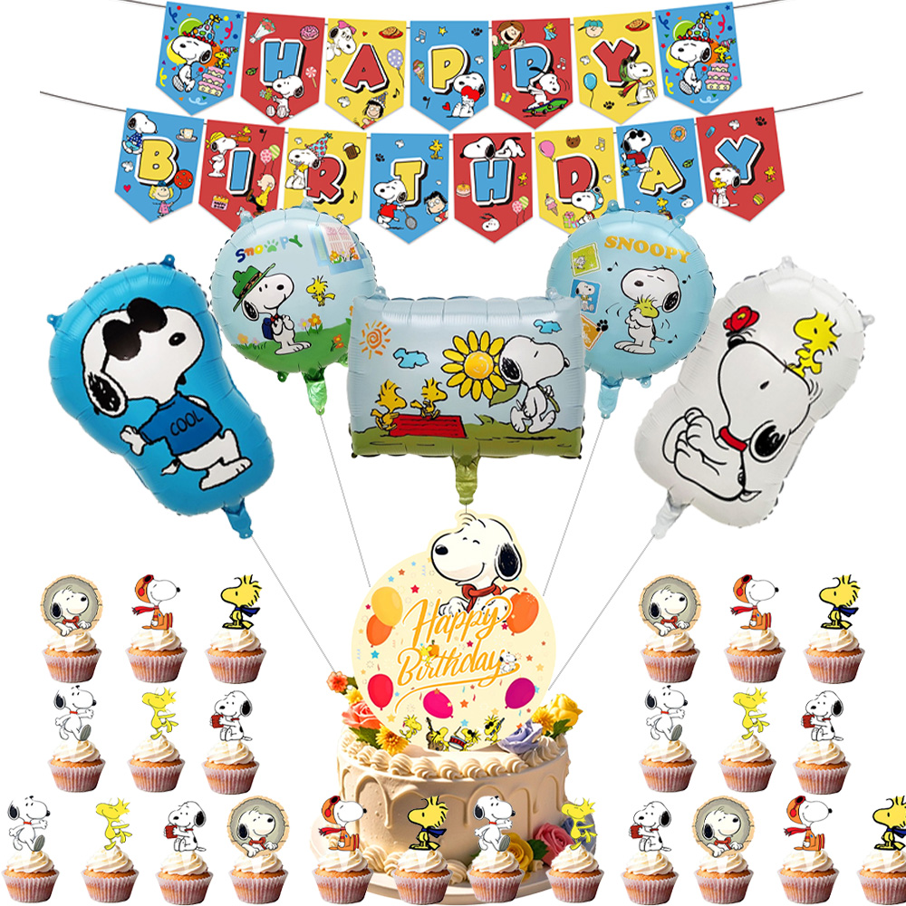 Snoopy Birthday Party Decorati - Baby Products avaliação e preço