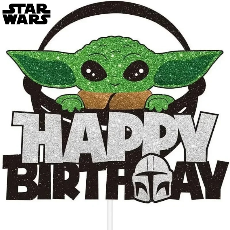 Star Wars Cake Decoration Cart - Baby Yoda Products avaliação e preço