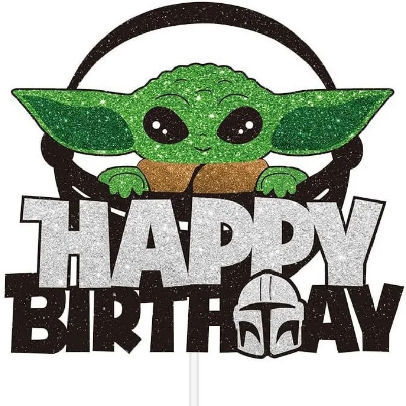 Star Wars Cake Decoration Cart - Baby Yoda Products avaliação e preço