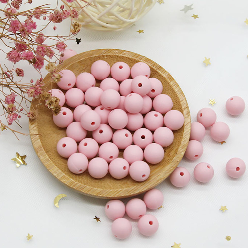 Cute-Idea 50Pcs Silicone Beads - Baby Products List avaliação e preço