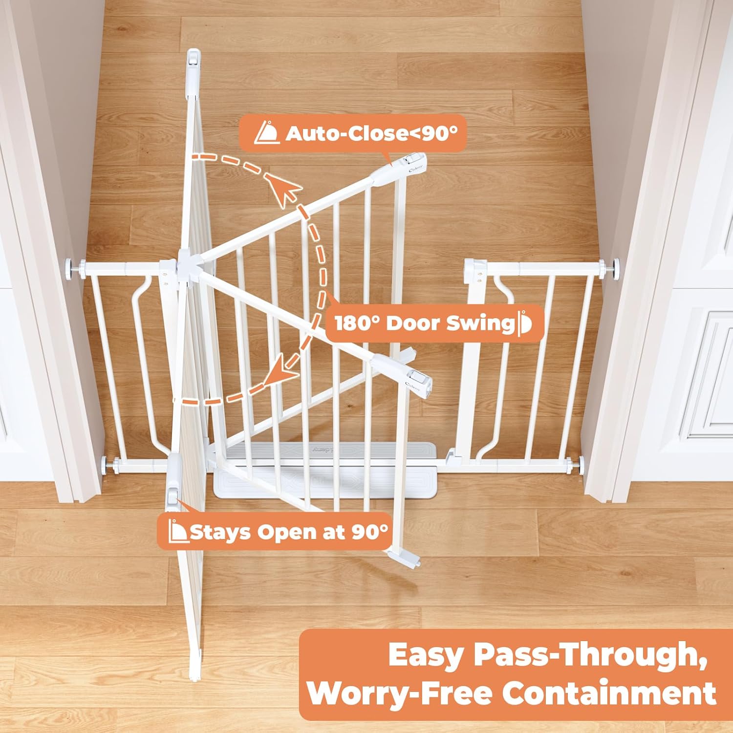 Auto-Close Baby Gate, No Drill - Baby Products You Need avaliação e preço