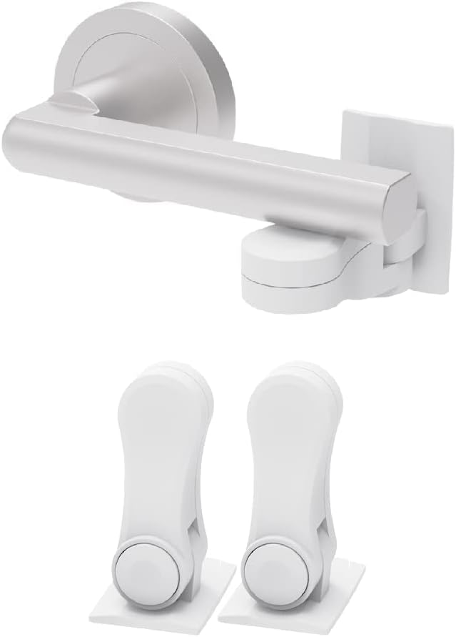 Child Proof Door Lever Lock, B - Baby Products You Need avaliação e preço
