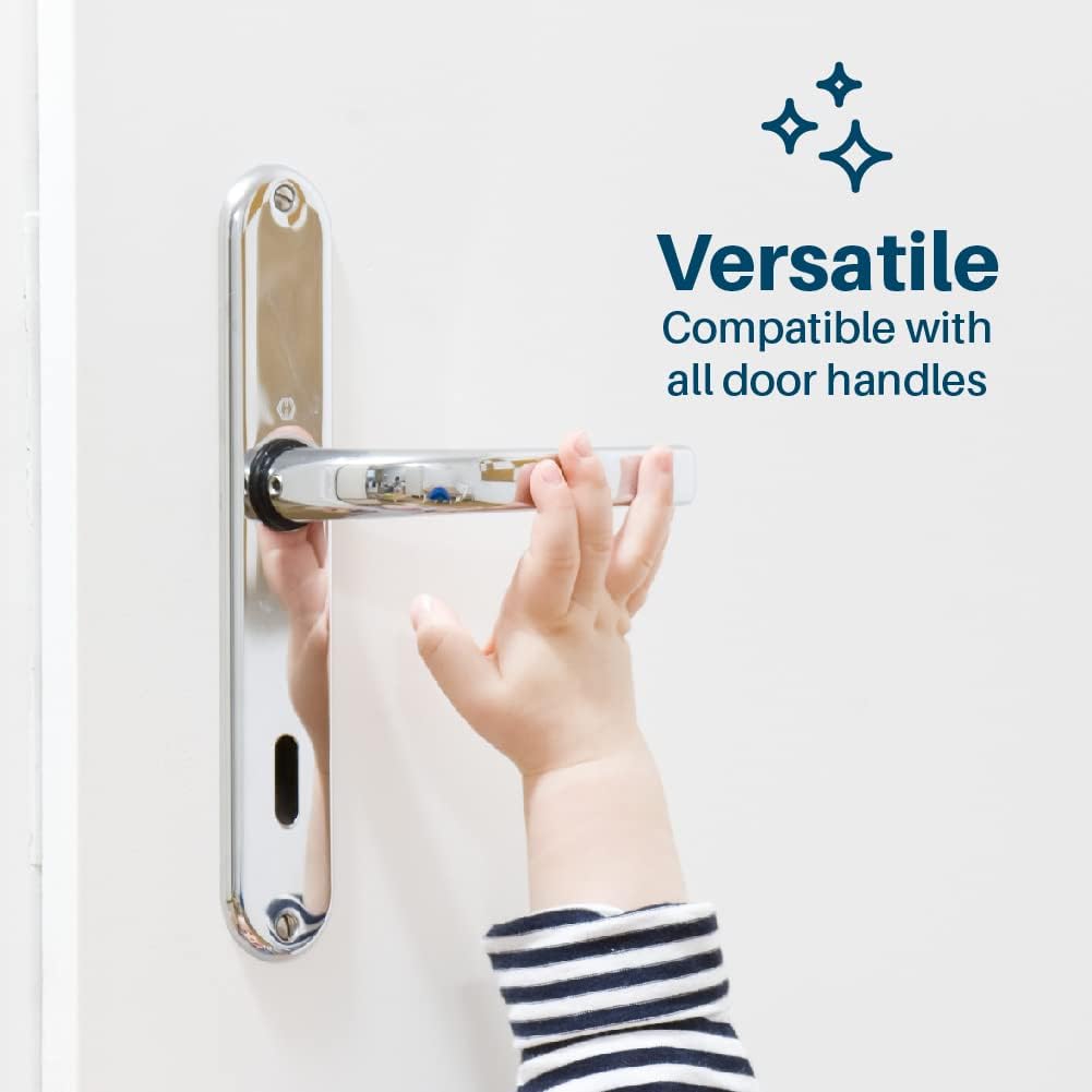 Child Proof Door Lever Lock, B - Baby Products You Need avaliação e preço