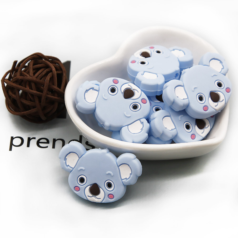 Cute-Idea 5pcs Silicone Koala  - Baby Products List avaliação e preço