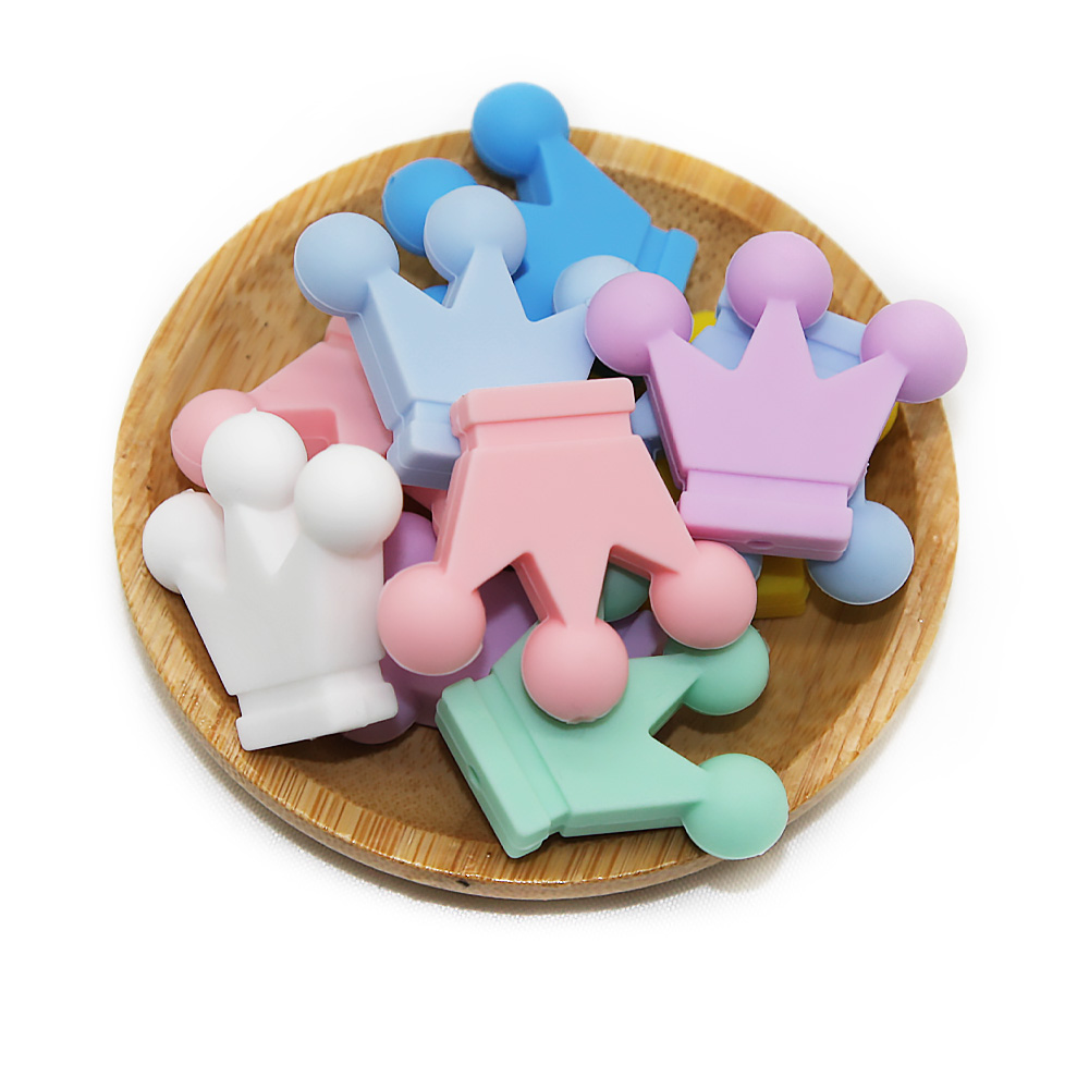 Cute-Idea 10PCs Silicone Crown - Baby Products List avaliação e preço