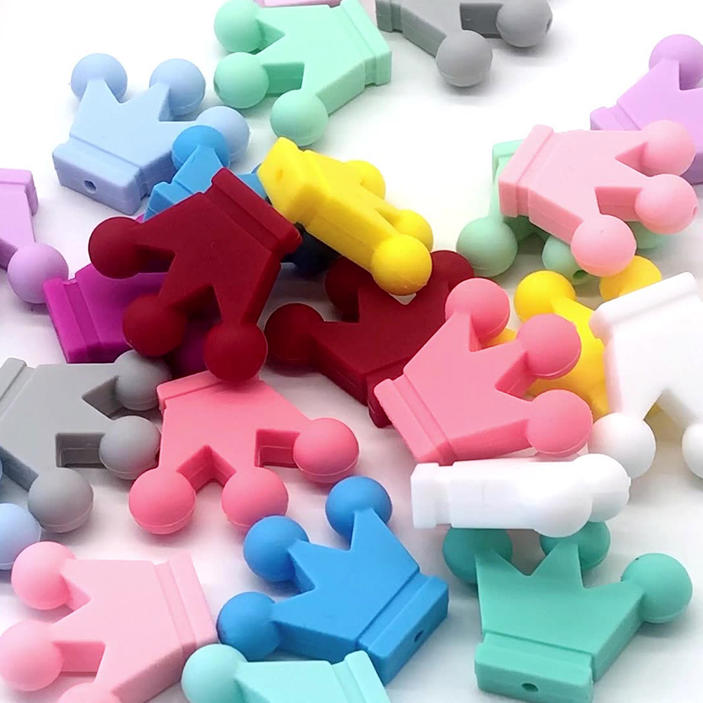 Cute-Idea 10PCs Silicone Crown - Baby Products List avaliação e preço