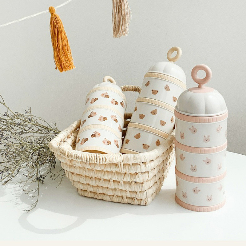 Cute Bear Milk Powder Box Baby - Baby Products Distributor avaliação e preço
