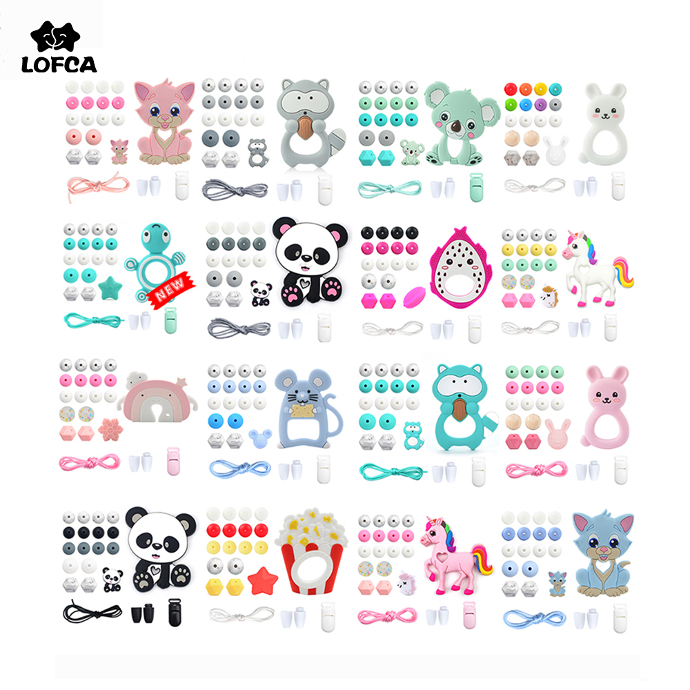 1PC Raccoon Silicone Teether T - Baby Products List avaliação e preço