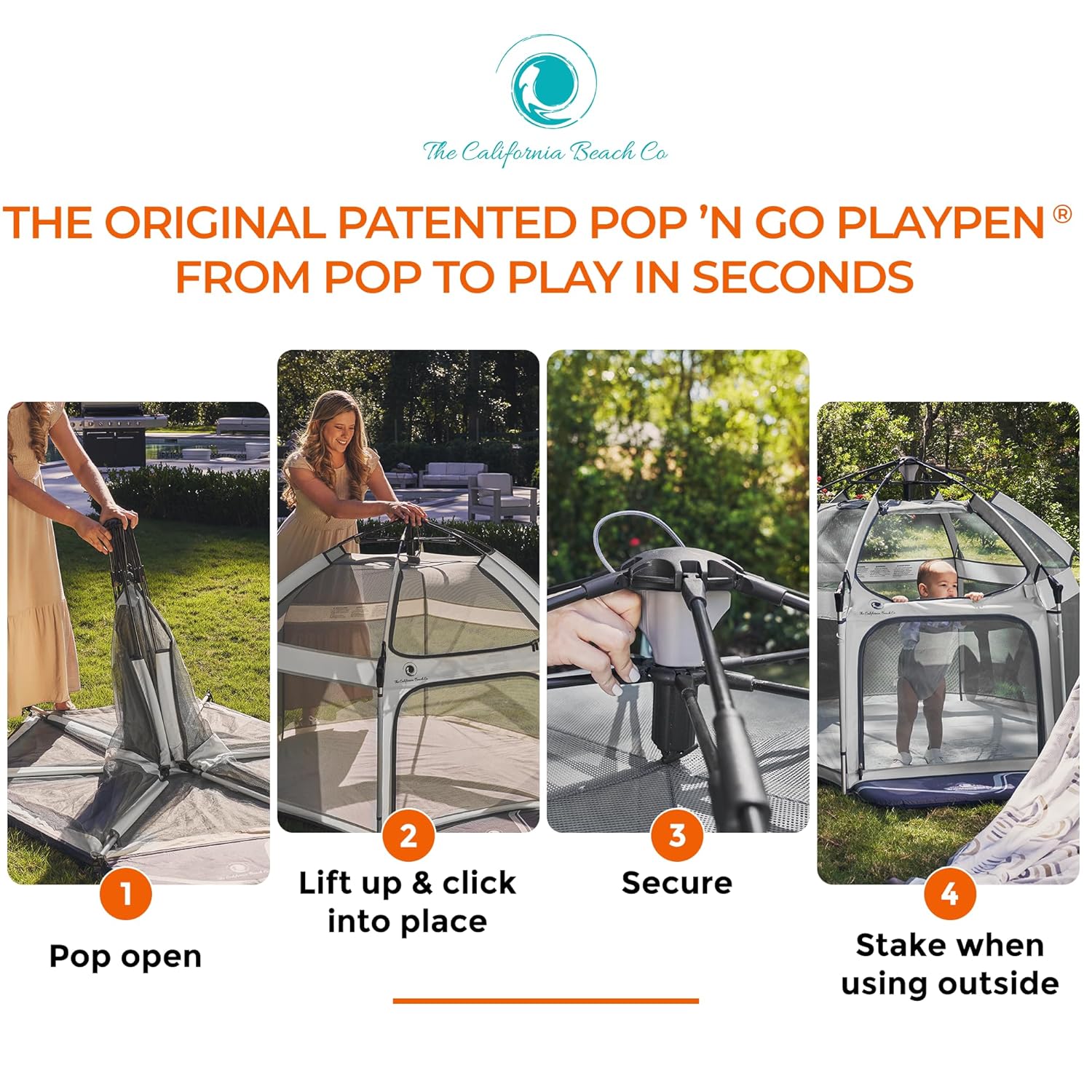 Pop Up Playpen with Canopy & M - Baby Products You Need avaliação e preço