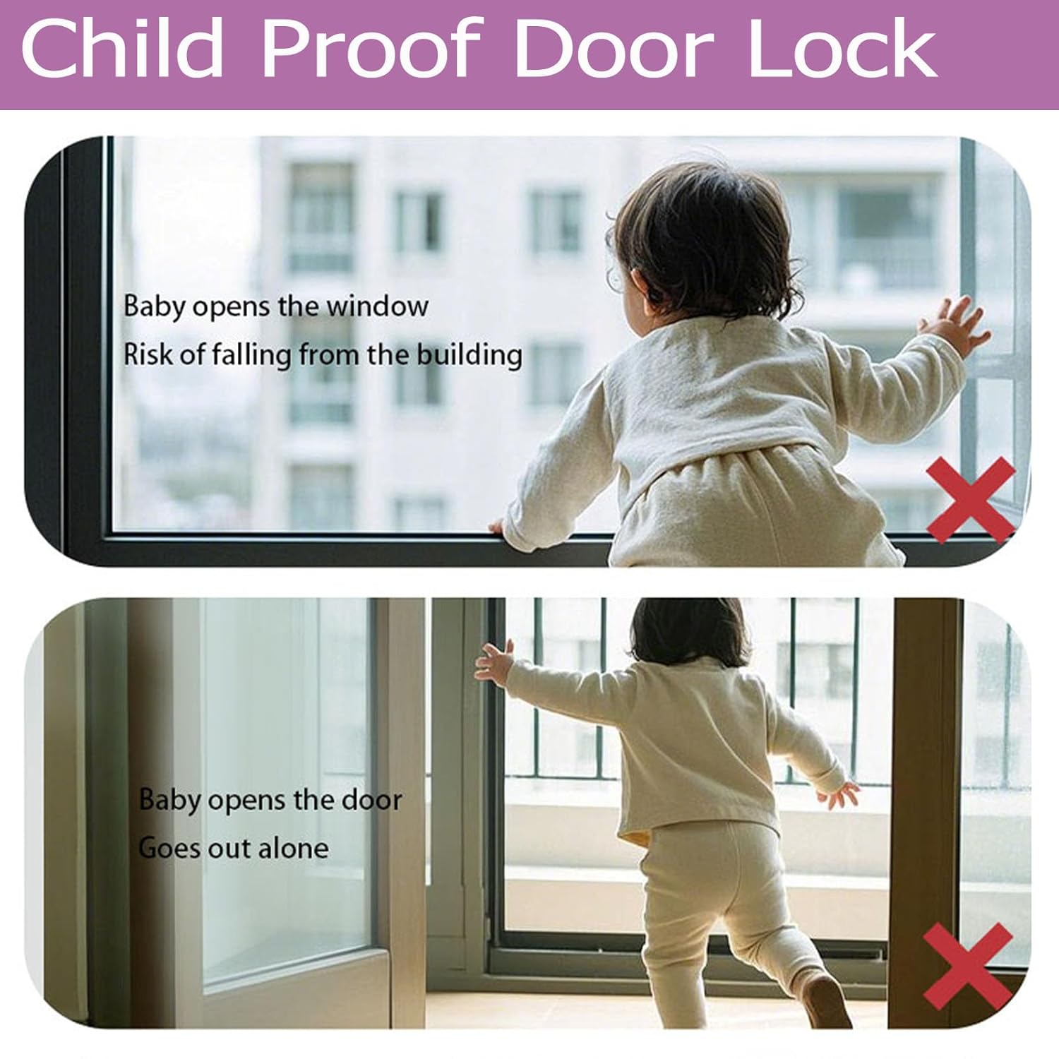 Adjustable Child Proof Door Lo - Baby Products You Need avaliação e preço
