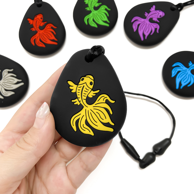 1/6Pcs Silicone Goldfish Chew  - Baby Products You Need avaliação e preço