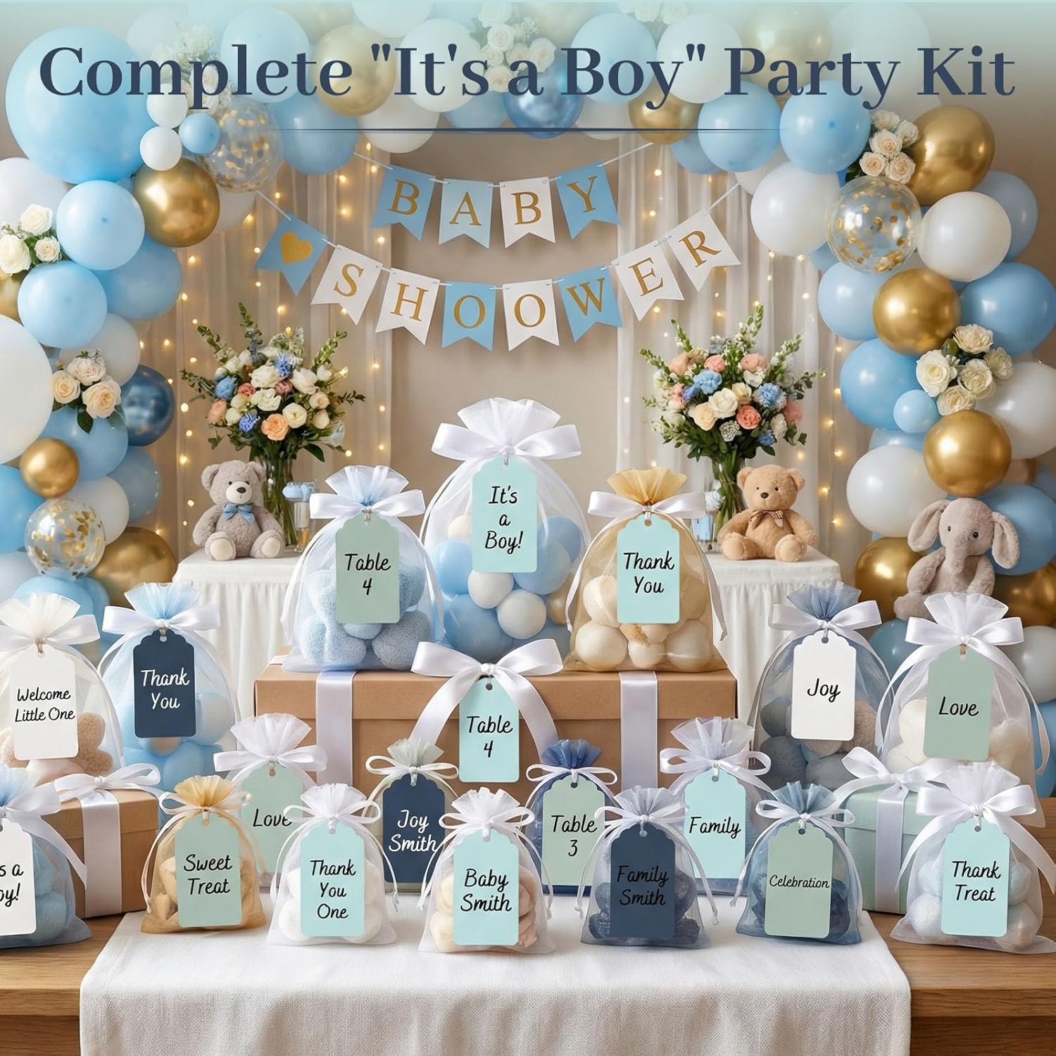 200 PCS Gift Tags with String  - Baby Products avaliação e preço