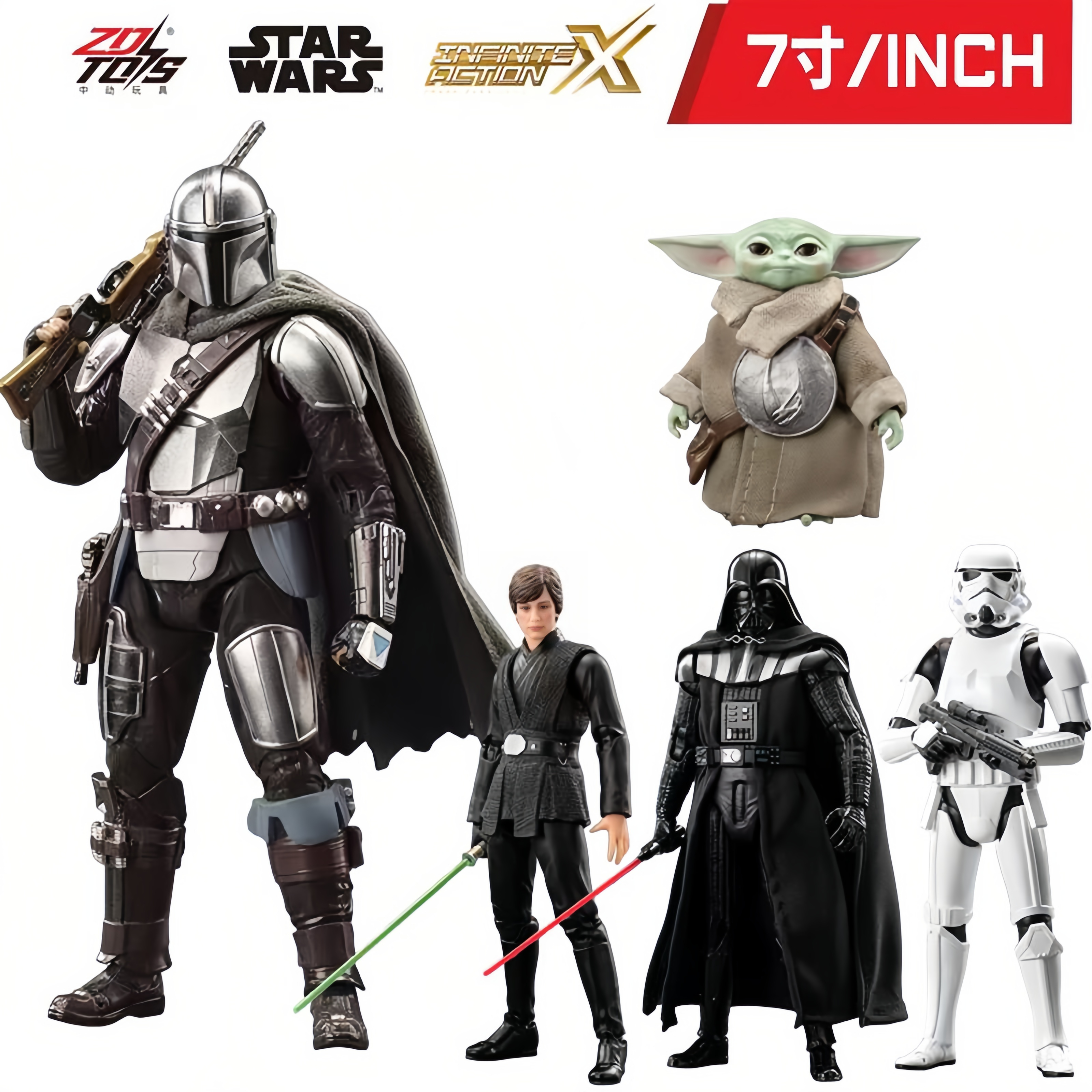 ZD Toys Star Wars Darth Vader  - Baby Yoda Products avaliação e preço