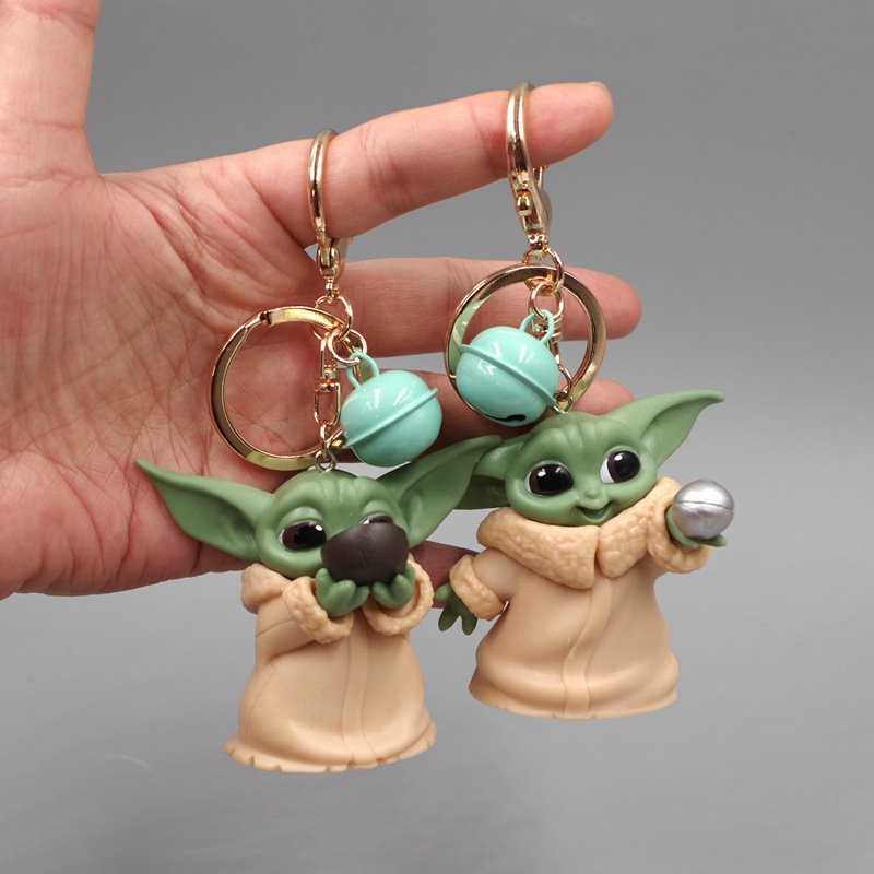 Cute Baby Yoda Keychain Action - Baby Yoda Products avaliação e preço