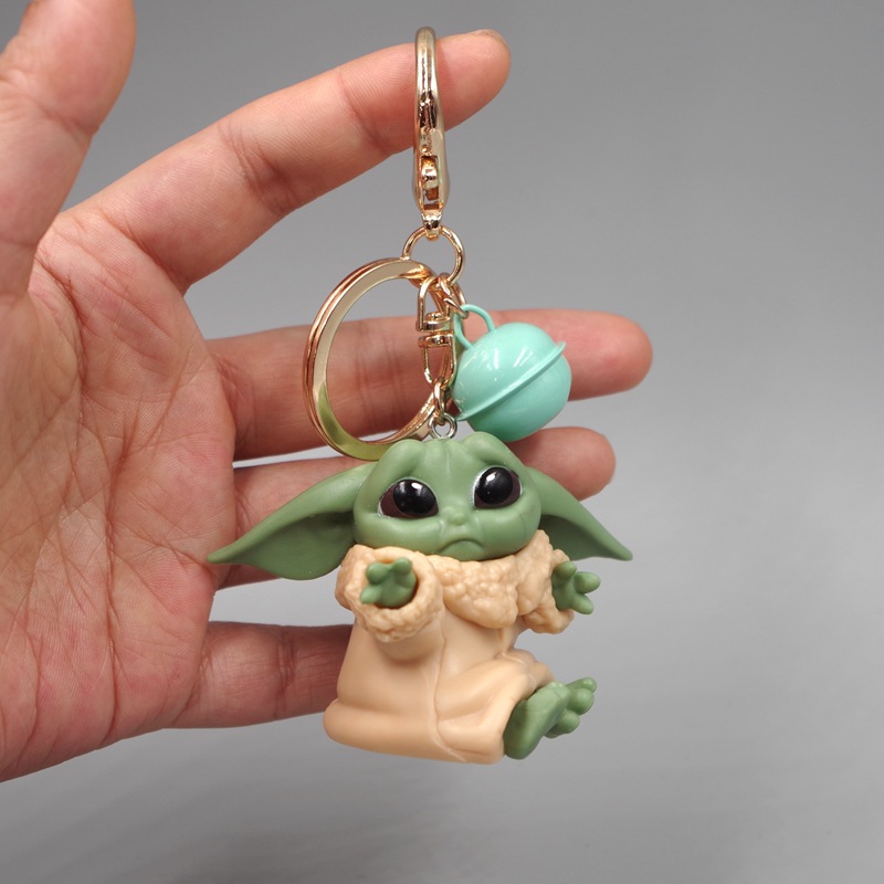 Cute Baby Yoda Keychain Action - Baby Yoda Products avaliação e preço