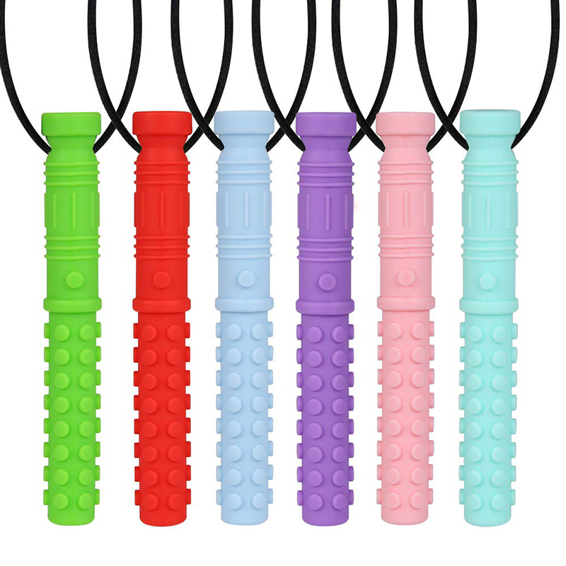 6PCS Silicone Texture Chew Nec - Baby Products You Need avaliação e preço
