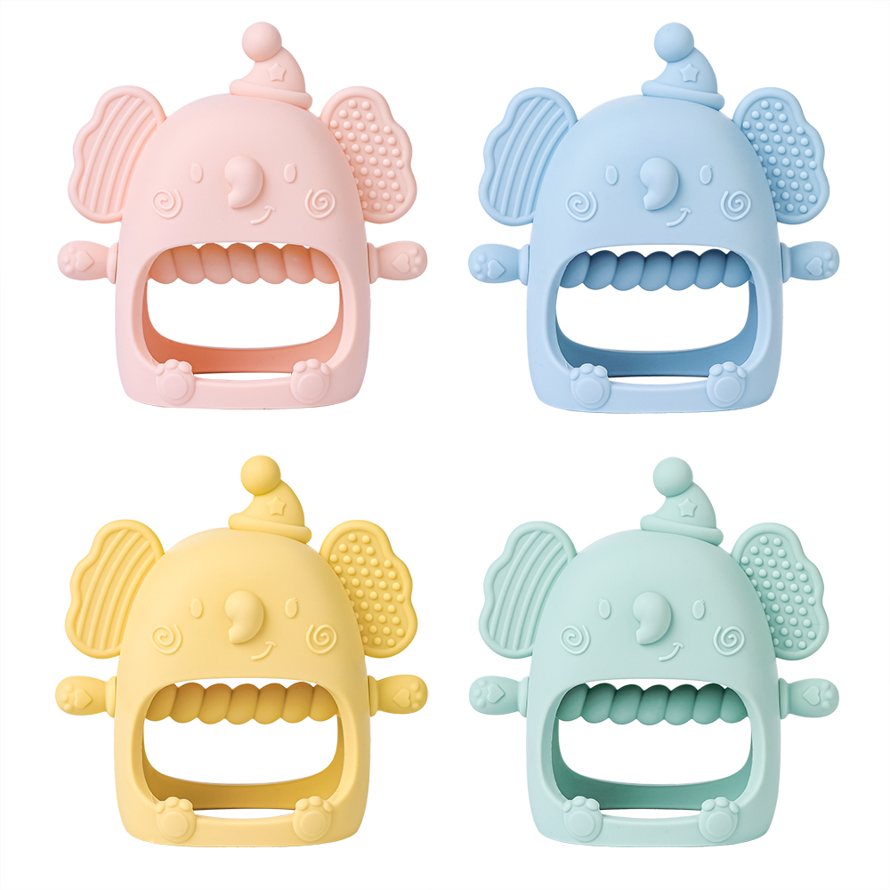 1PC Silicone Teether Baby Toys - Baby Products You Need avaliação e preço